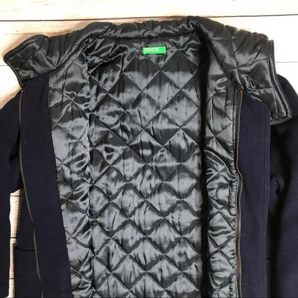 United Colors of Benetton Wool Toggle Coat - Picture 9 of 16